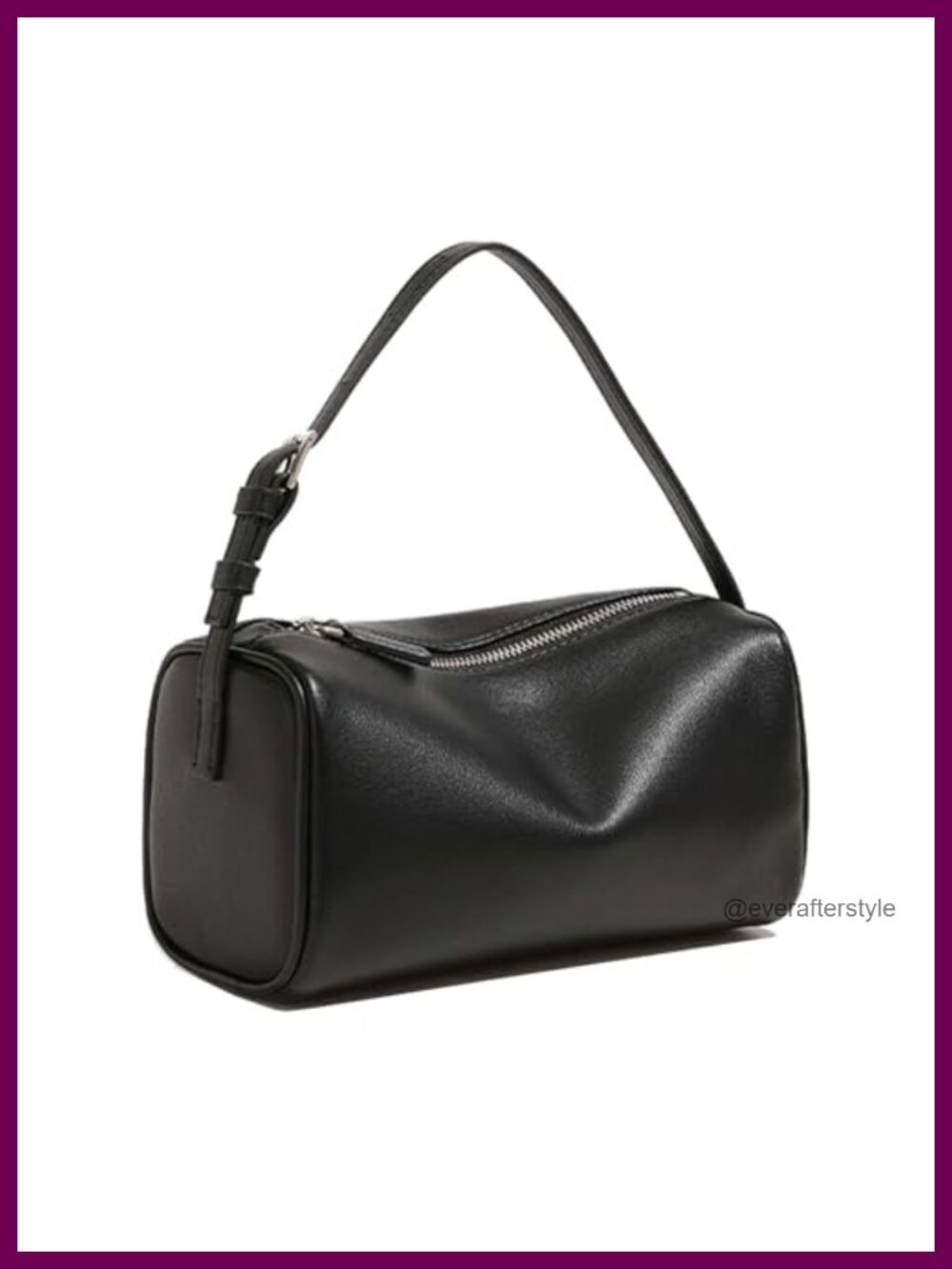 Leather Hobo Crossbody Bag for Women Handmade Stitching Small Barrel Purse